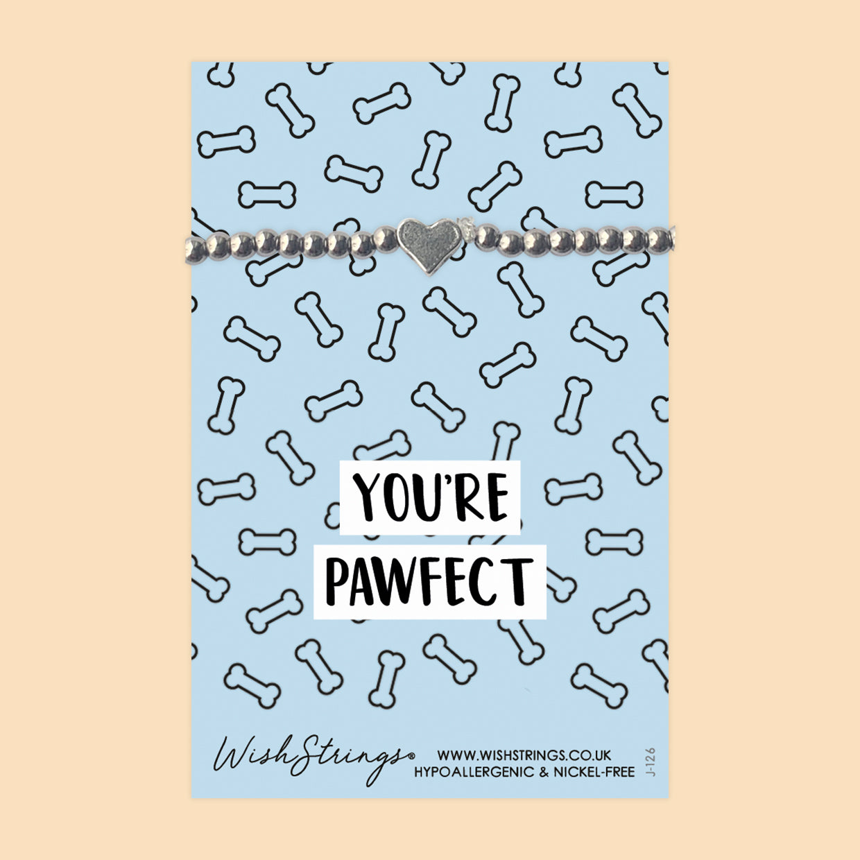 You're Pawfect - Heart Stretch Bracelet