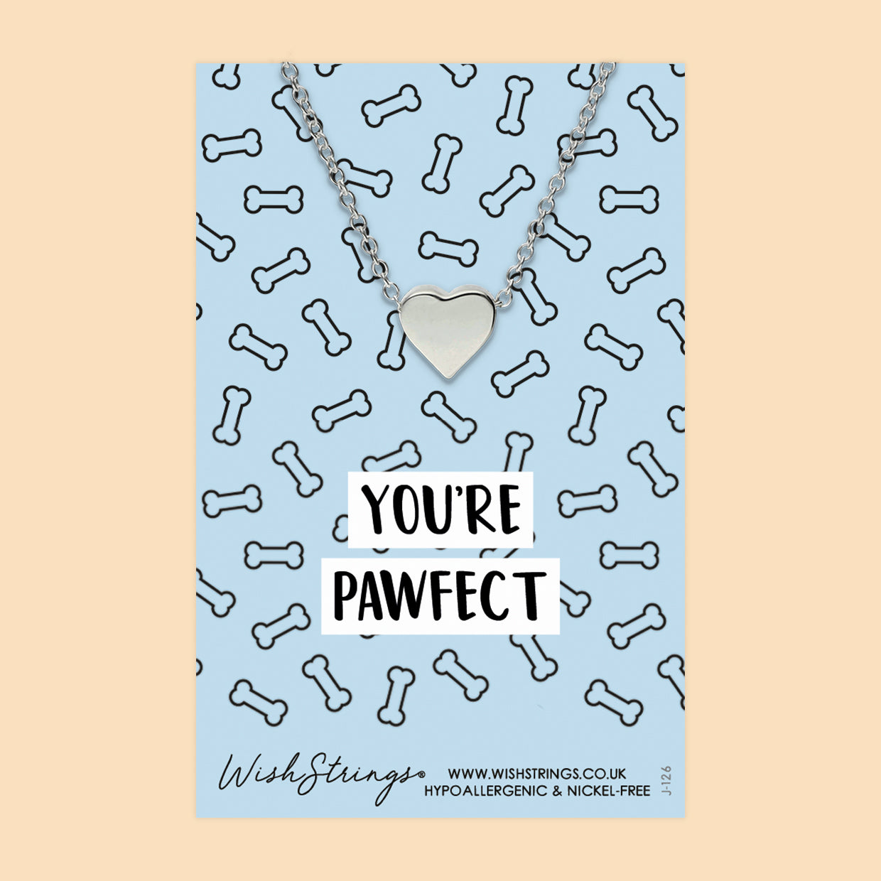 You're Pawfect - Heart Necklace