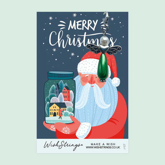 Christmas Santa - Wish Angel Clip