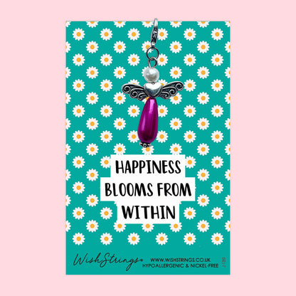 Happiness Blooms from Within - Wish Angel Clip