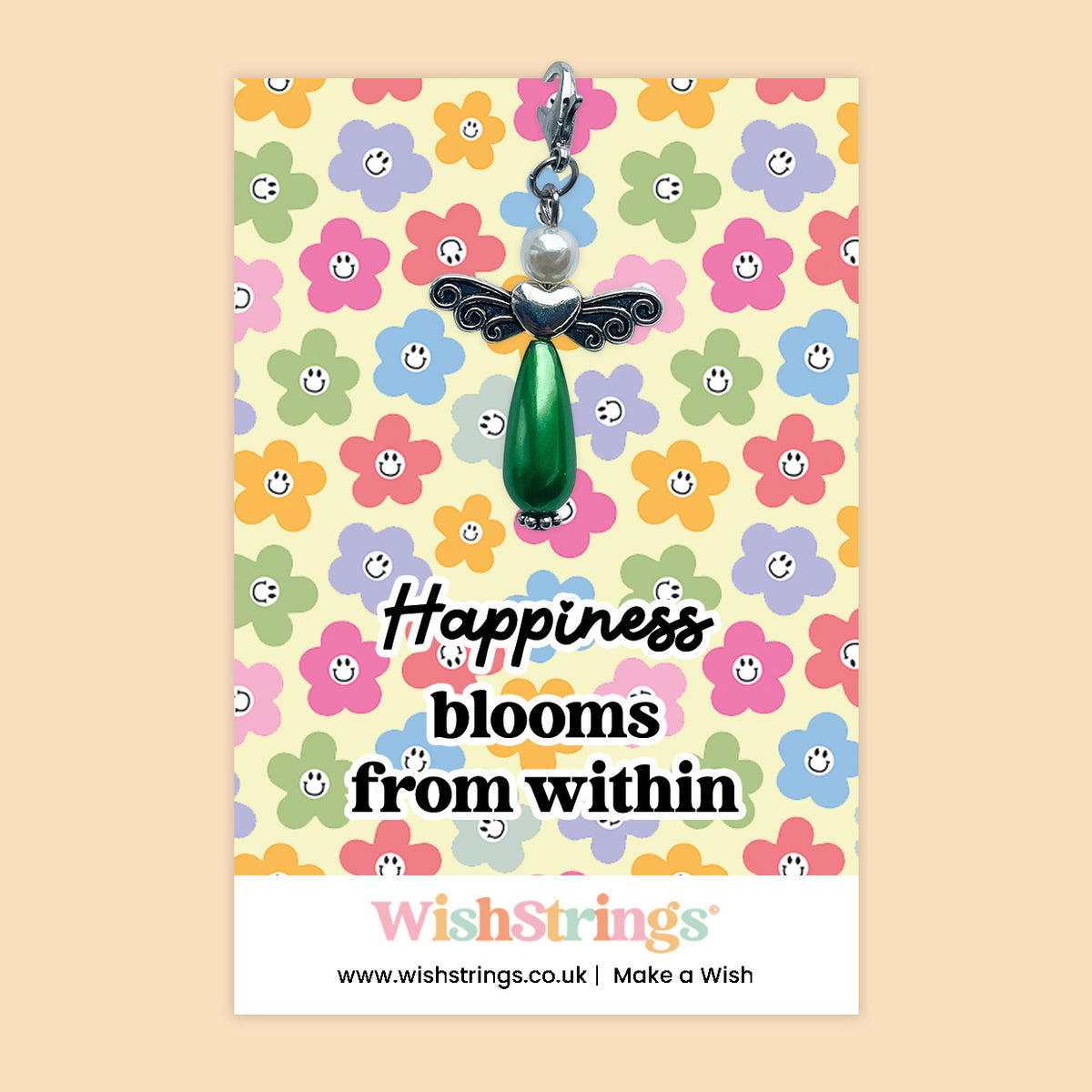 Happiness Blooms from Within - Wish Angel Clip