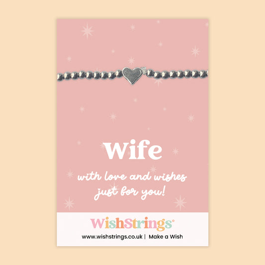 Wife - Heart Stretch Bracelet
