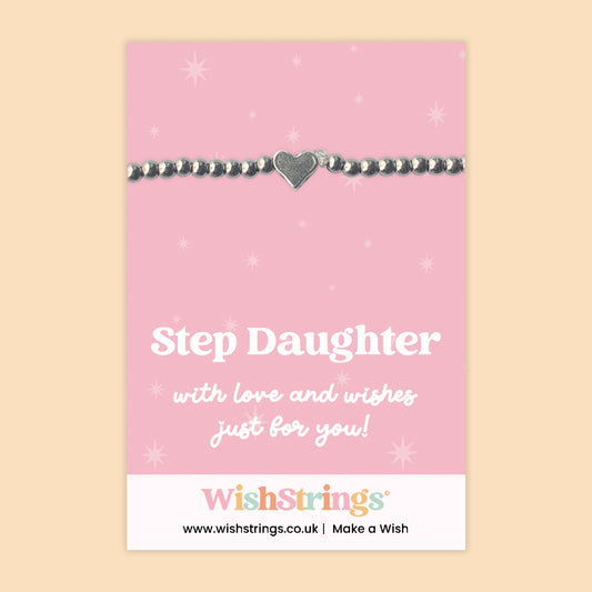 Step Daughter - Heart Stretch Bracelet