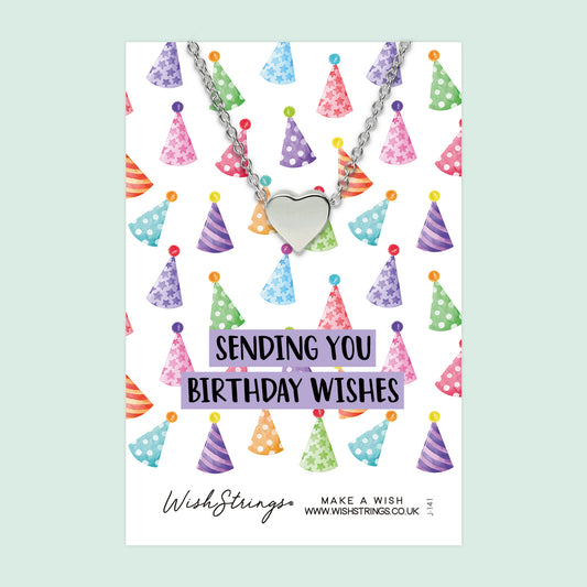 Birthday Wishes - Heart Necklace