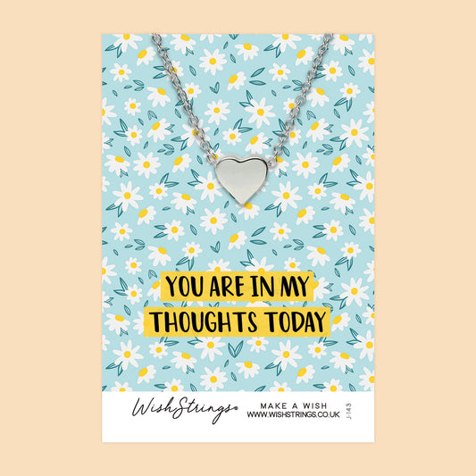 In My Thoughts - Heart Necklace