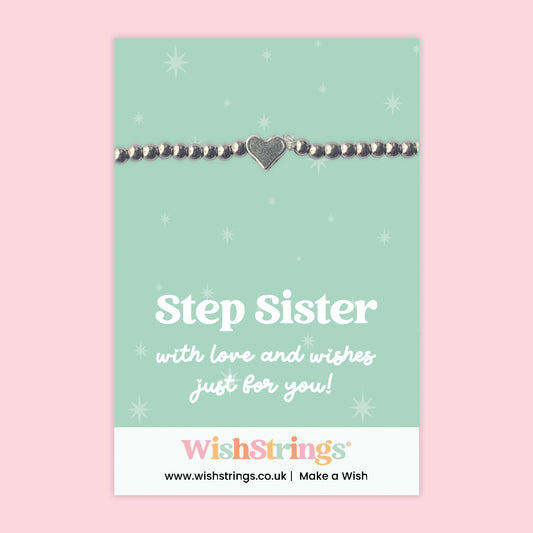 Step Sister - Heart Stretch Bracelet