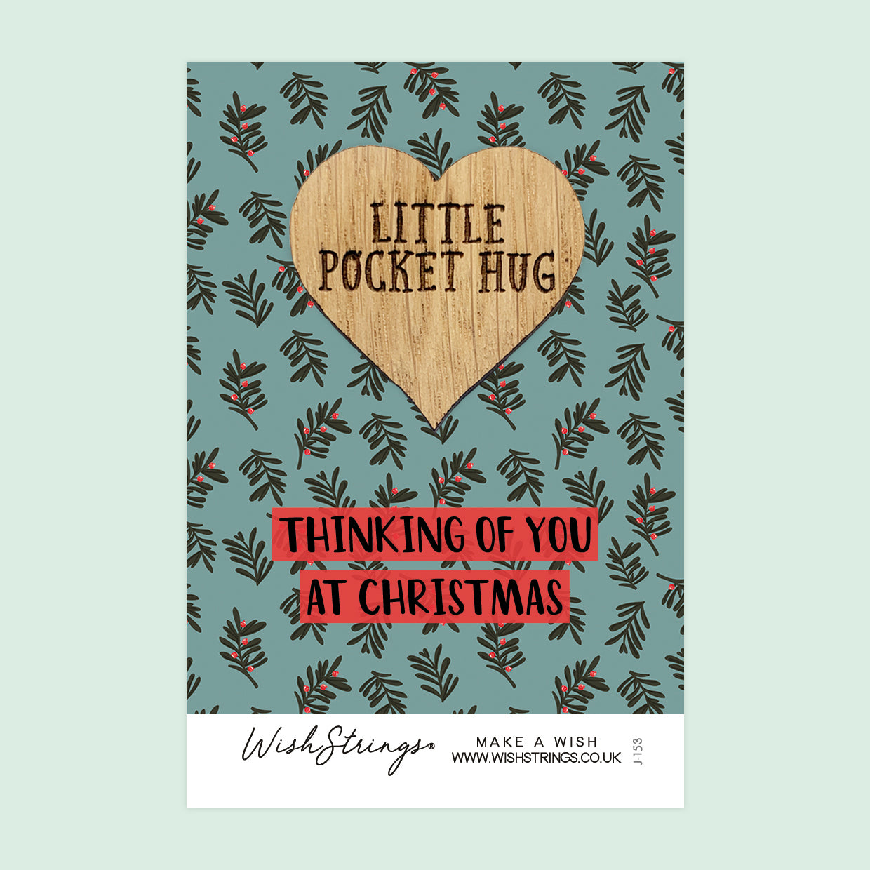 Thinking of you this Christmas - Pocket Hug - Keepsake Token