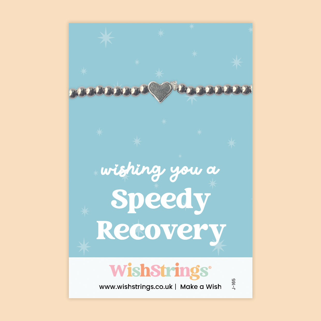 Wishing You a Speedy Recovery - Heart Stretch Bracelet