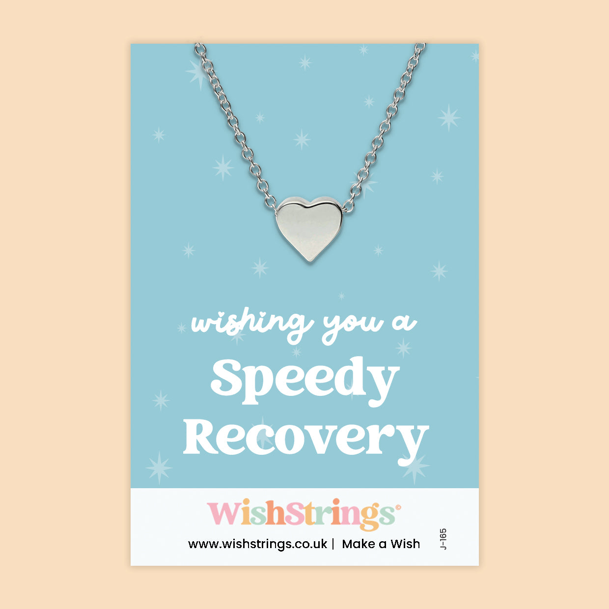 Wishing You a Speedy Recovery - Heart Necklace