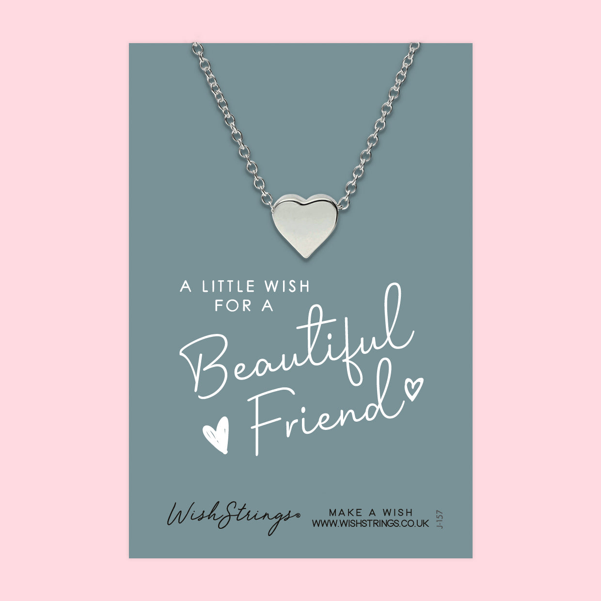 Beautiful Friend - Heart Necklace