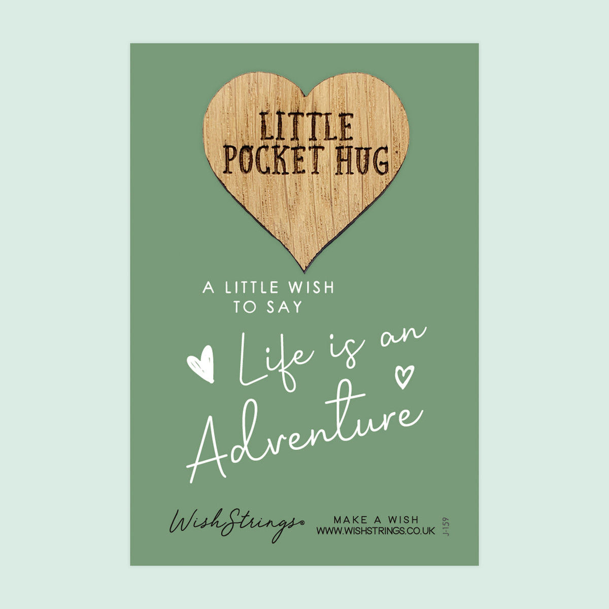 SALE - LIFE ADVENTURE - Oak Pocket Hug Token | S141