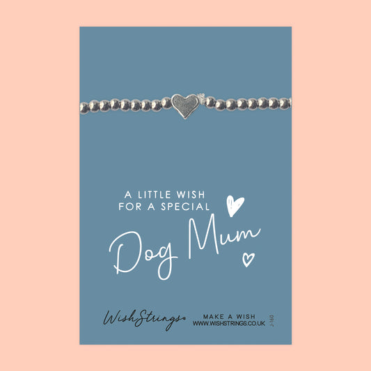 Dog Mum - Heart Stretch Bracelet