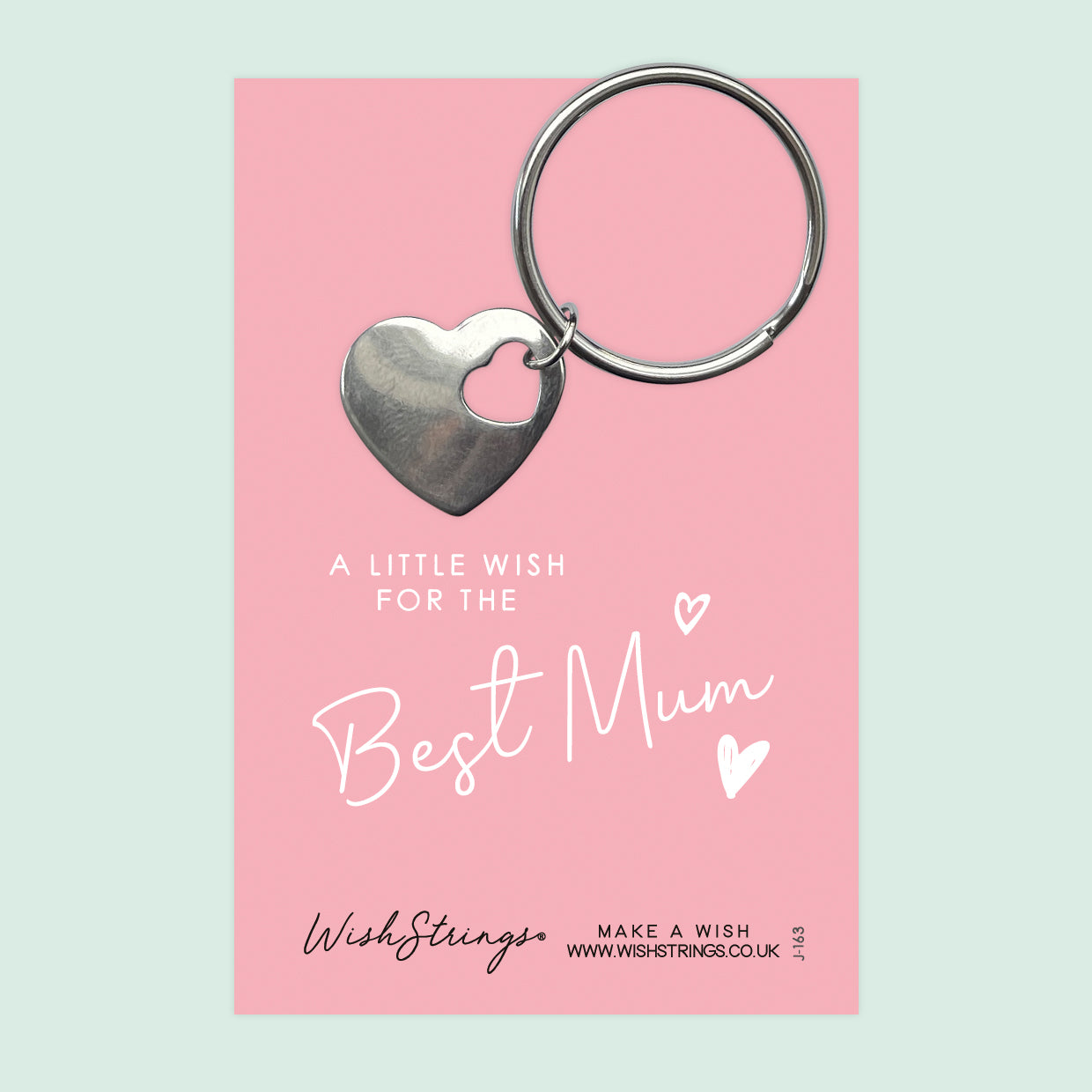 Best Mum - Heart Keyring