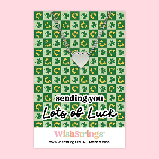 Sending You Lots of Luck - Heart Necklace