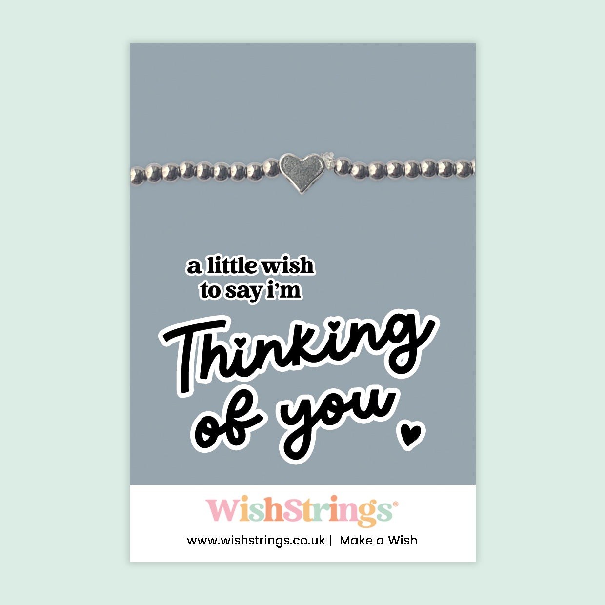 Thinking of You - Heart Stretch Bracelet