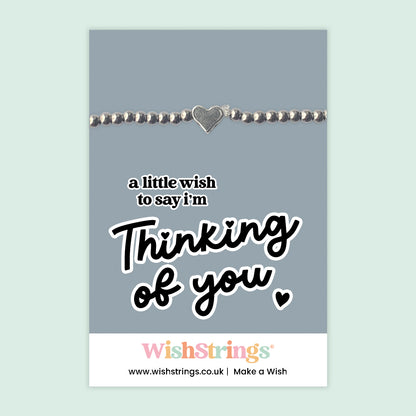 Thinking of You - Heart Stretch Bracelet