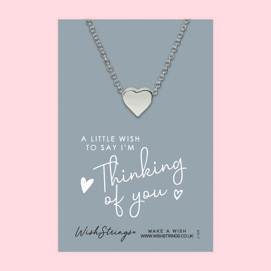 Thinking of You - Heart Necklace