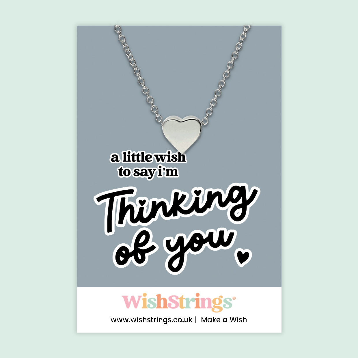 Thinking of You - Heart Necklace