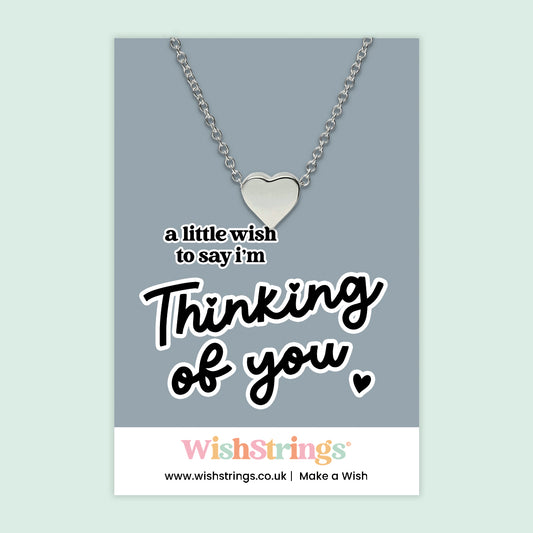 Thinking of You - Heart Necklace