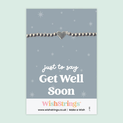 Get Well Soon - Heart Stretch Bracelet