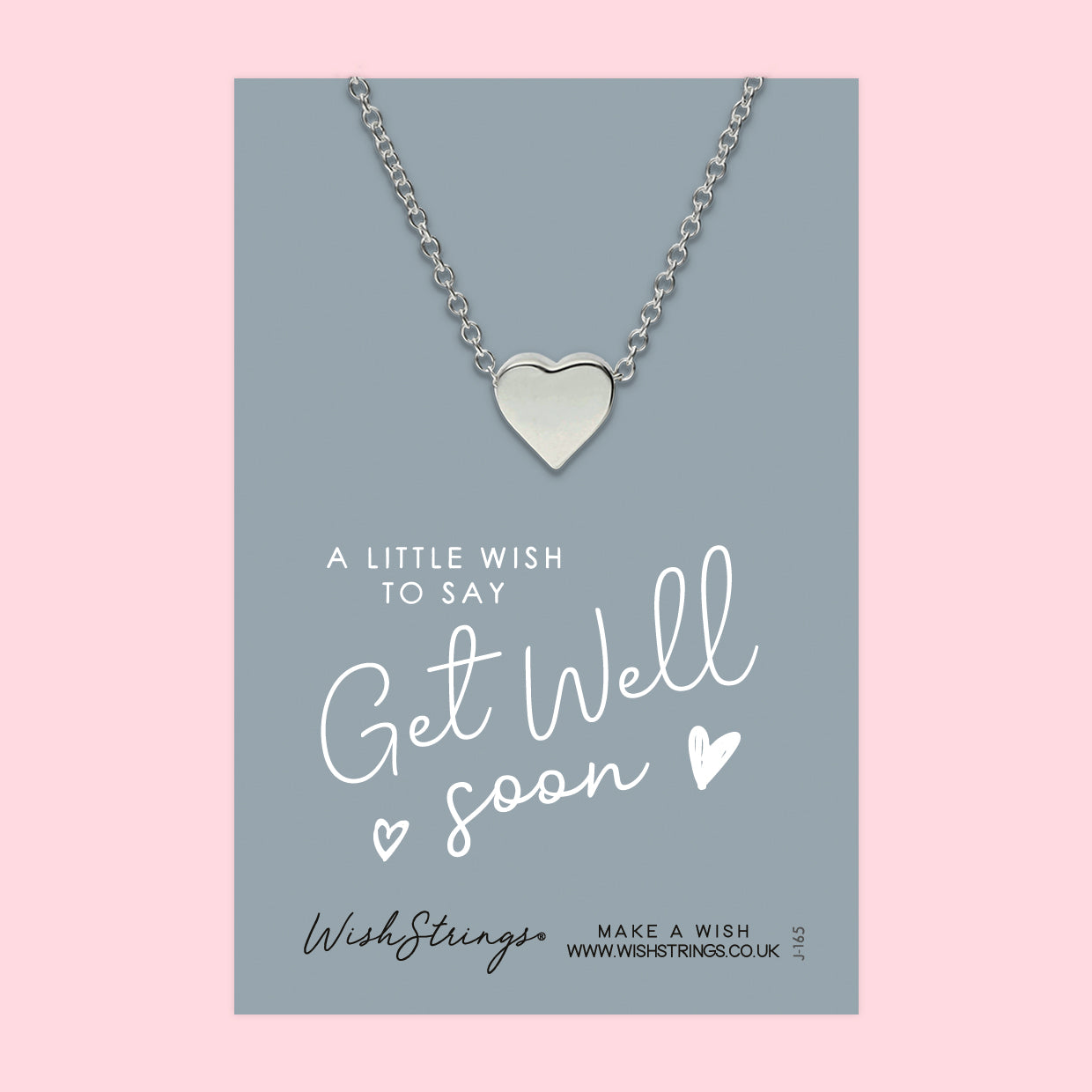 Get Well Soon - Heart Necklace