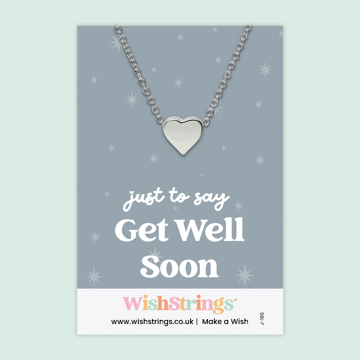 Get Well Soon - Heart Necklace