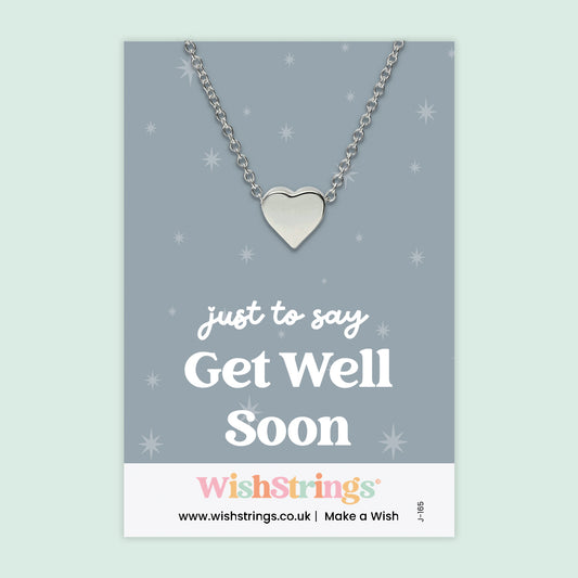 Get Well Soon - Heart Necklace