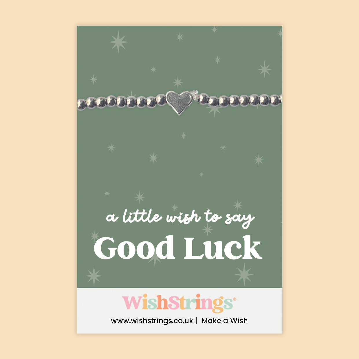 Good Luck - Heart Stretch Bracelet