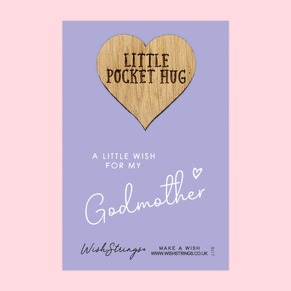 SALE - GODMOTHER - Oak Pocket Hug Token | S142
