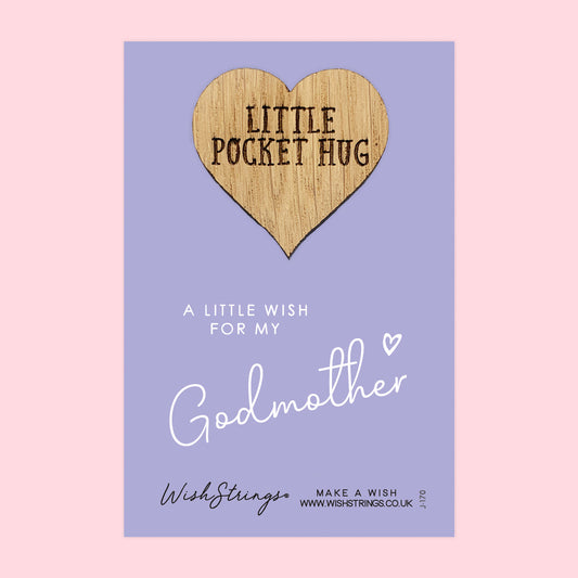 SALE - GODMOTHER - Oak Pocket Hug Token | S142