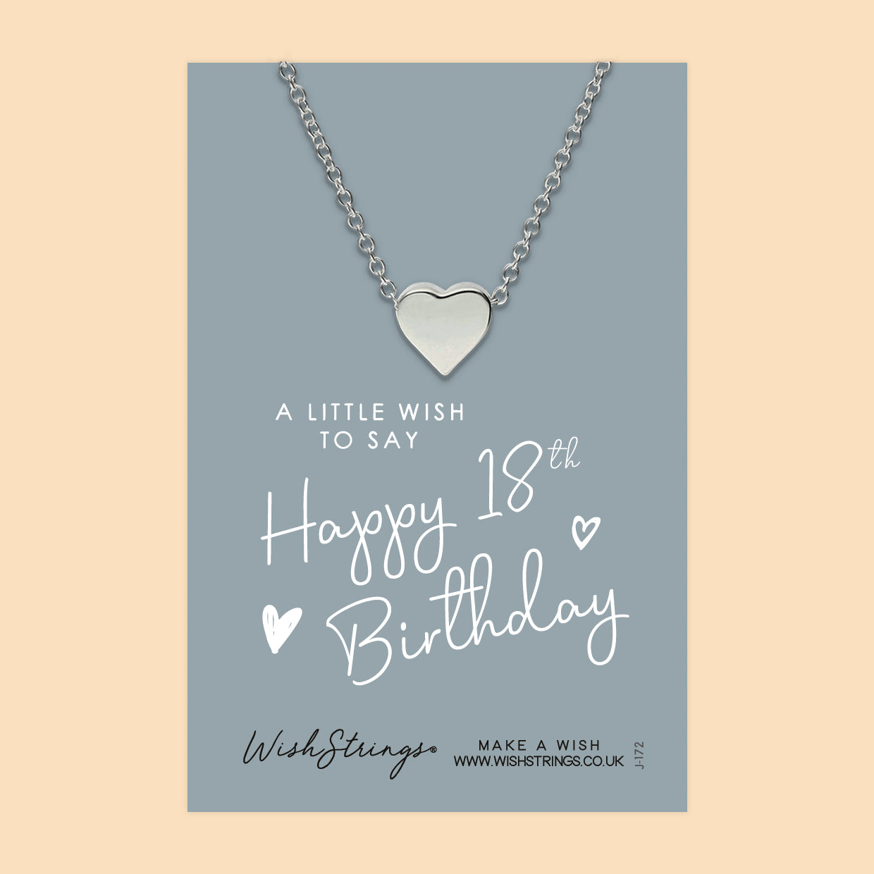 18th Birthday - Heart Necklace