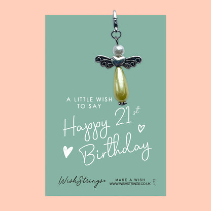 21st Birthday - Wish Angel Clip