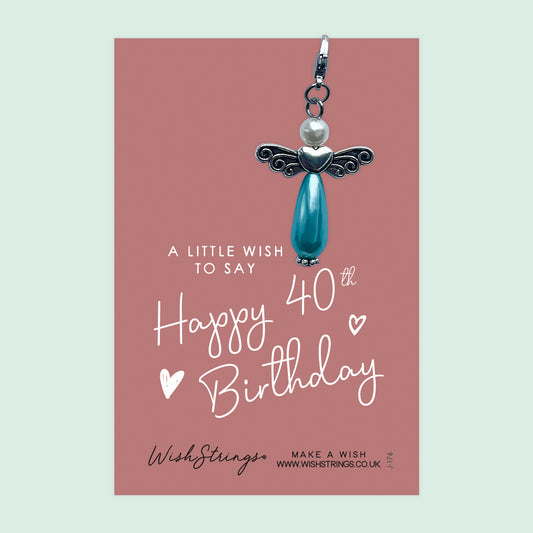 40th Birthday - Wish Angel Clip