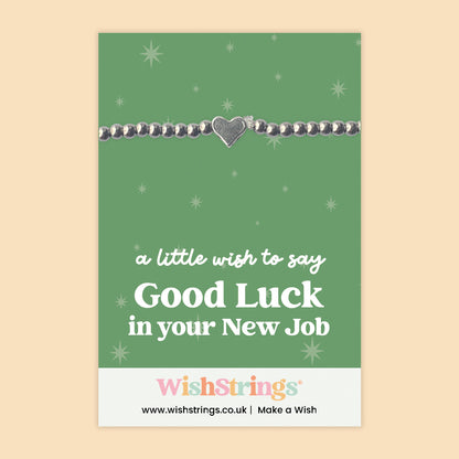Good Luck in Your New Job - Heart Stretch Bracelet