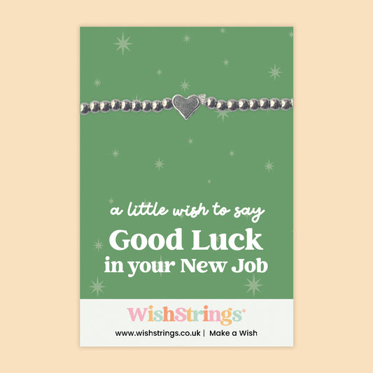 Good Luck in Your New Job - Heart Stretch Bracelet