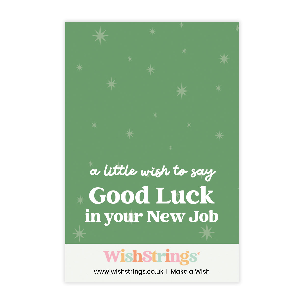 Good Luck in your New Job