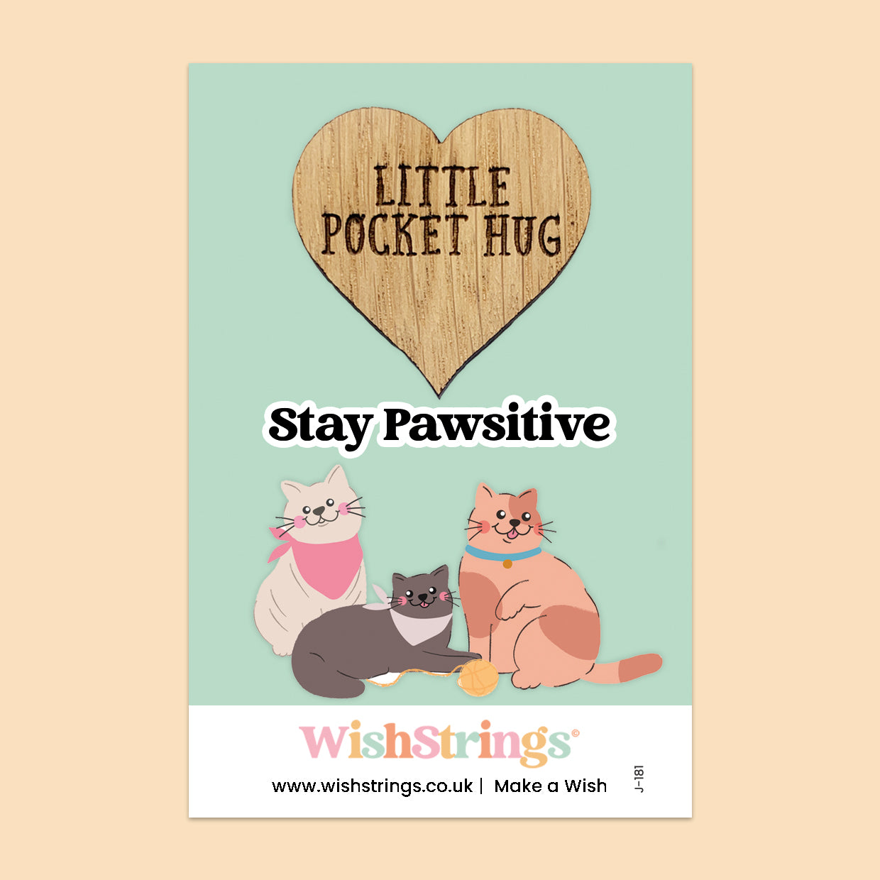 Little Paw (Cats) Collection – Cat Lover Wish Bracelets & Pocket Hug Tokens | Pawprint Charms & Feline Quotes | Handmade Gifts for Cat Owners & Rescue Volunteers