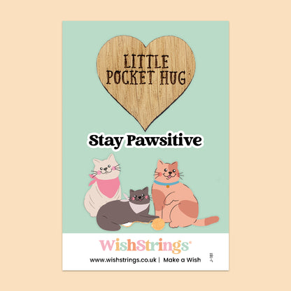 Little Paw (Cats) Collection – Cat Lover Wish Bracelets & Pocket Hug Tokens | Pawprint Charms & Feline Quotes | Handmade Gifts for Cat Owners & Rescue Volunteers