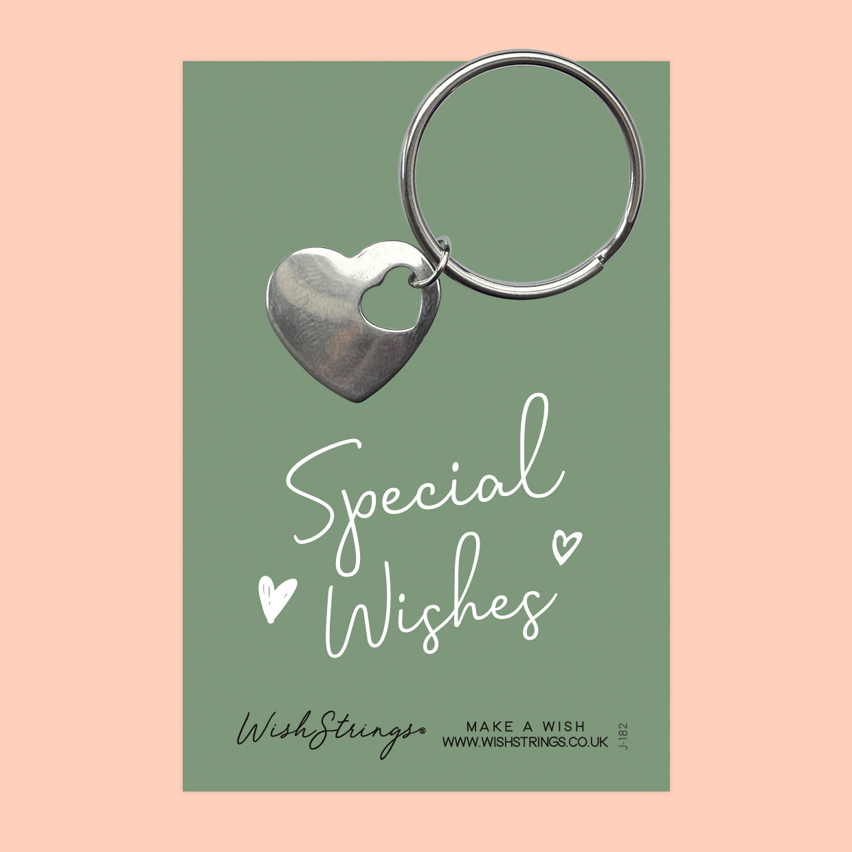 Special Wishes - Heart Keyring