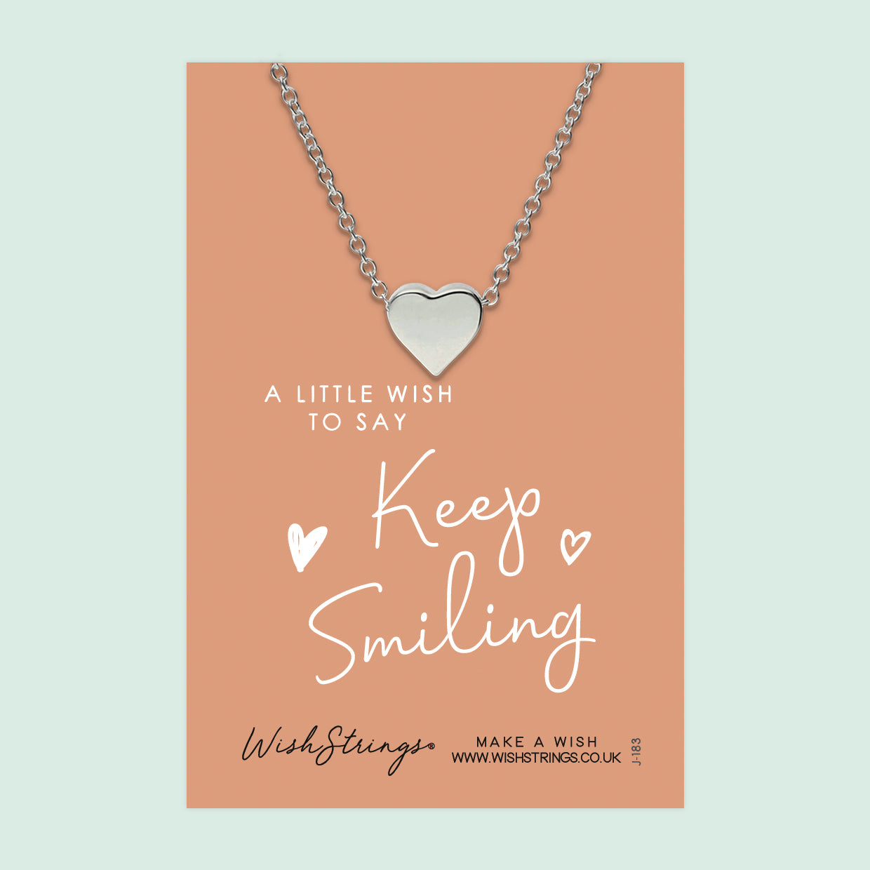 Keep Smiling - Heart Necklace