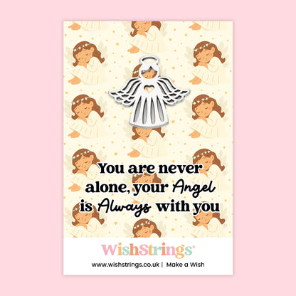 Angel Collection – 6 Pocket Hugs, 6 WishStrings & 6 Angel Tokens | Guardian Angel Gifts | Handmade Comfort Keepsakes