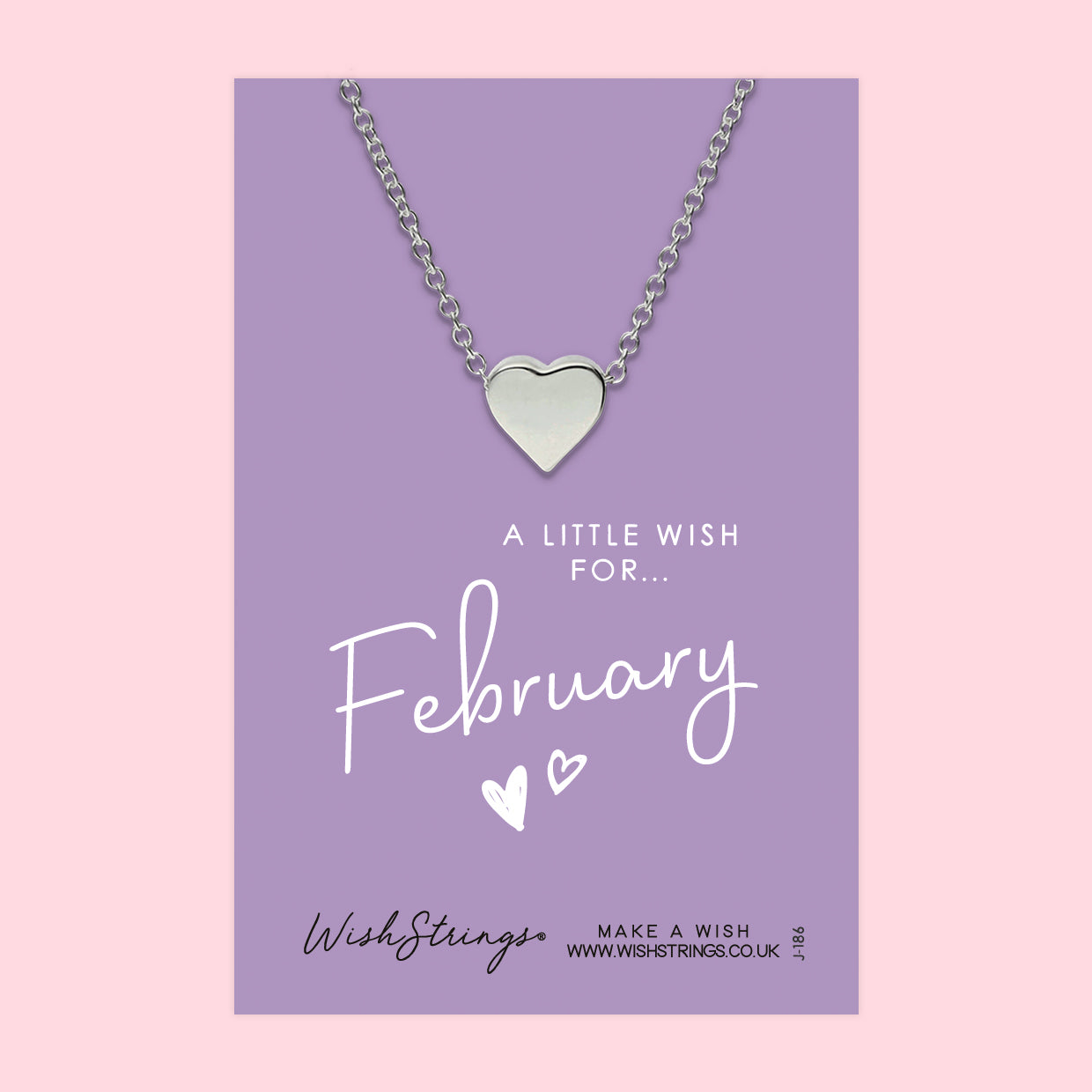 February - Heart Necklace