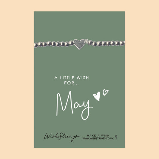 May - Heart Stretch Bracelet