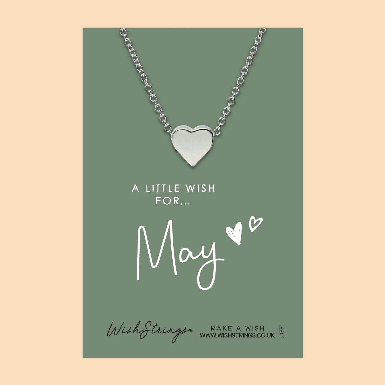 May - Heart Necklace