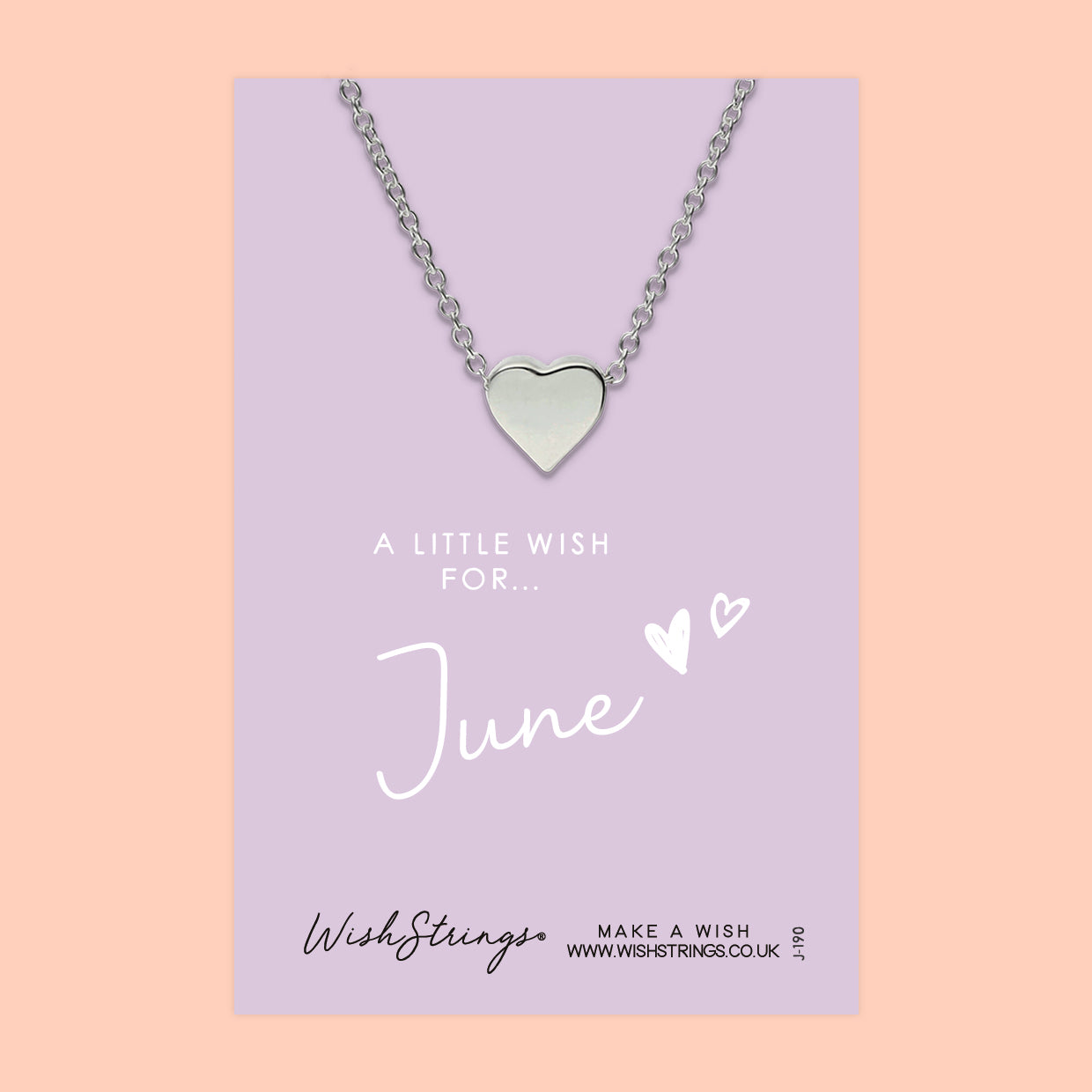 June - Heart Necklace