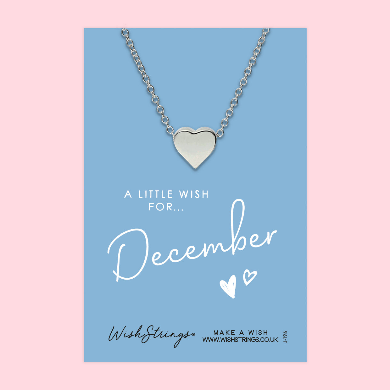 December - Heart Necklace