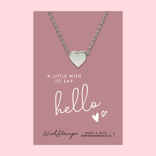 Just to say Hello - Heart Necklace