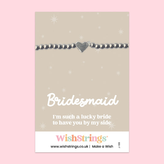 Bridesmaid - Heart Stretch Bracelet