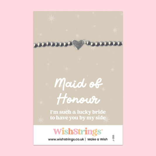 Maid of Honour - Heart Stretch Bracelet