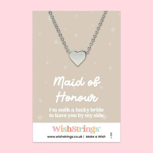 Maid of Honour - Heart Necklace
